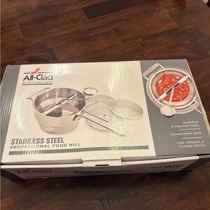All Clad Stainless Food Mill